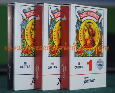 Fournier 1-40 Spanish carte segnate